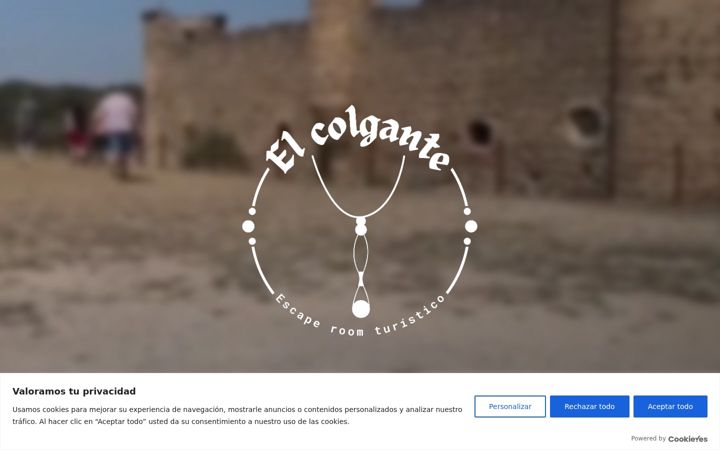 Screenshot of elcolgante.com