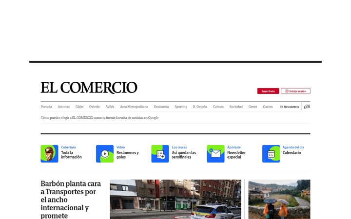 Skærmbillede af elcomercio.es