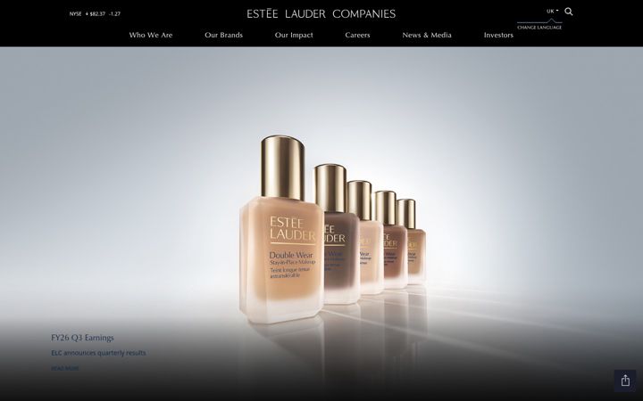 Screenshot of elcompanies.co.uk