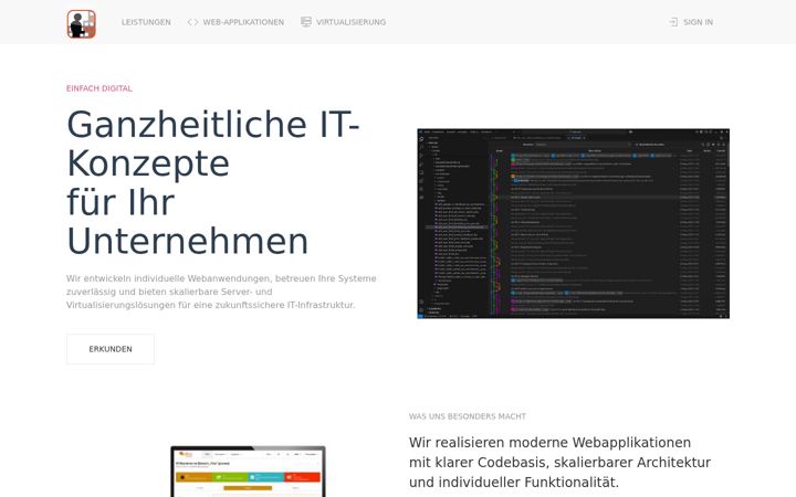 Skærmbillede af elcomtech.de