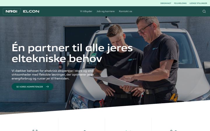 Screenshot von elcon.dk