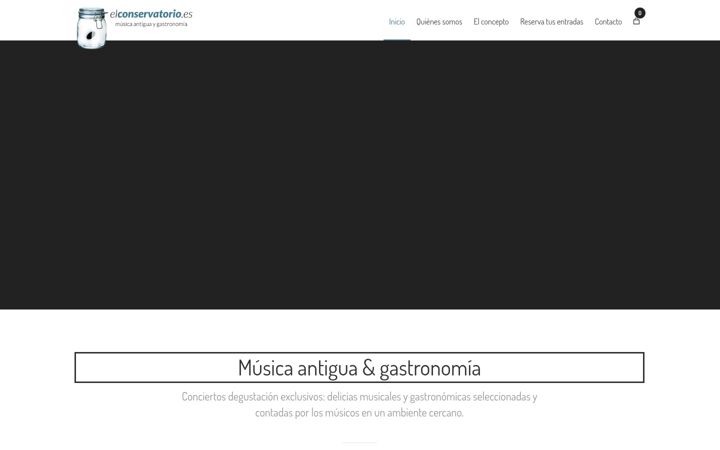 Snímek obrazovky elconservatorio.es