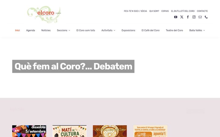 Screenshot of elcorosentmenat.cat