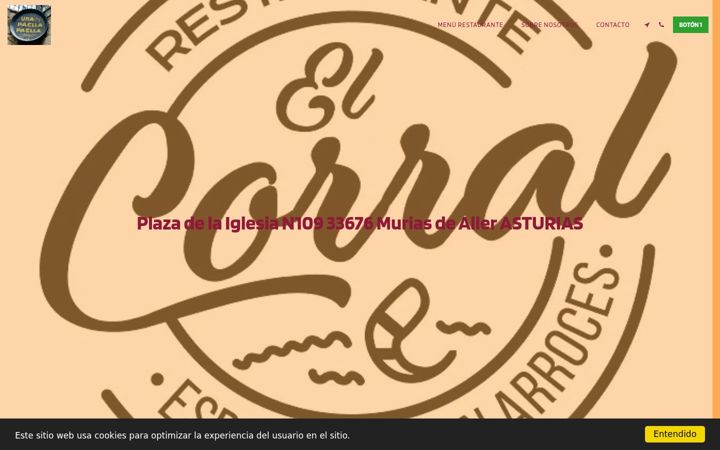 Screenshot of elcorraldemurias.com
