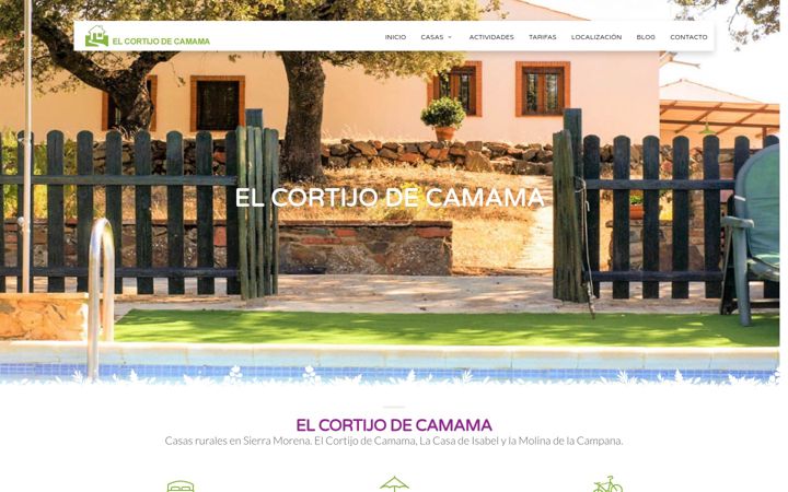Screenshot of elcortijodecamama.com