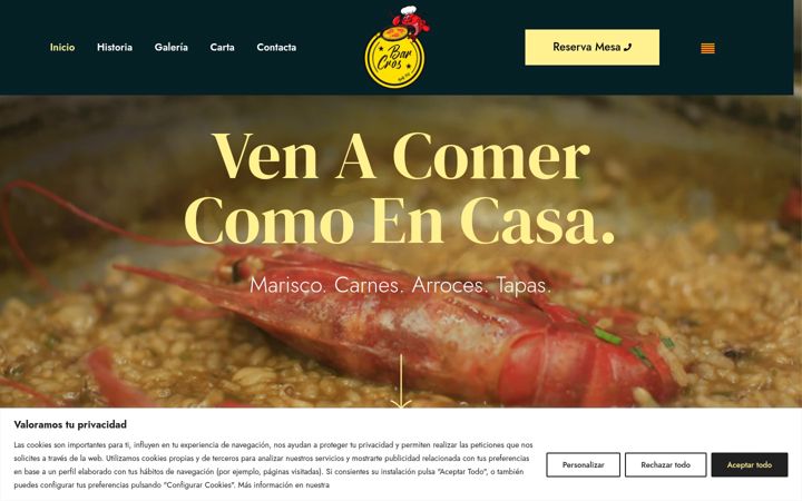 Screenshot of elcros.com