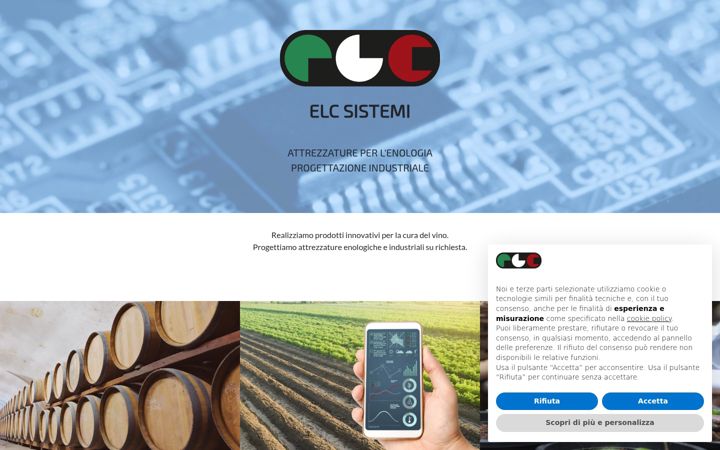 Screenshot of elcsistemi.com