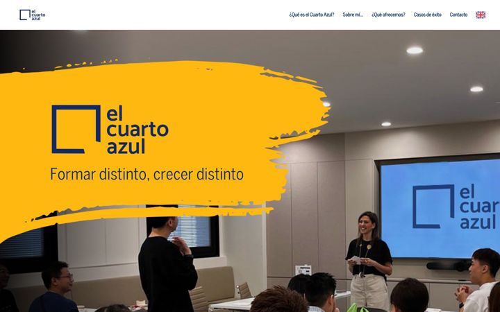 Screenshot of elcuartoazul.com