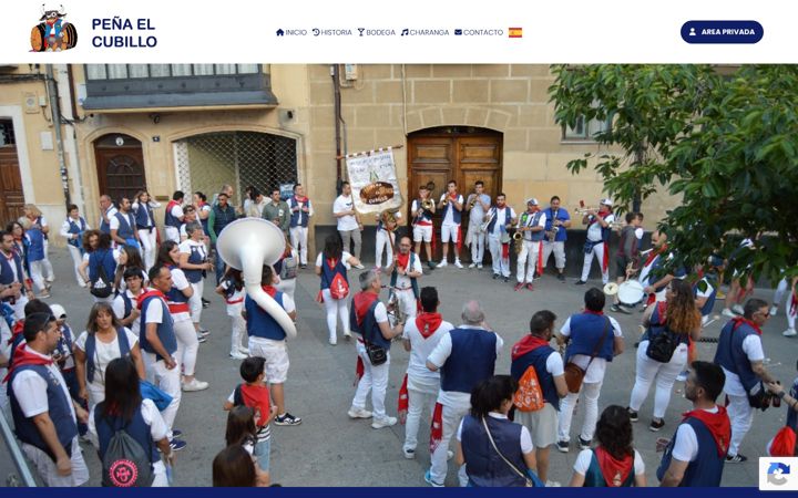 Captura de pantalla de elcubilloaranda.es