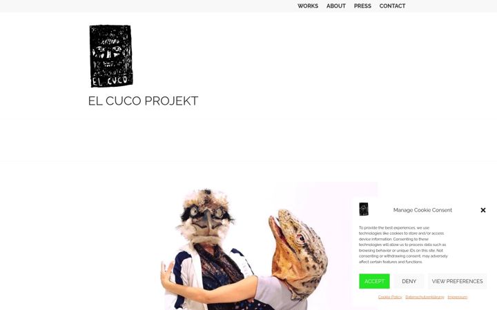 Screenshot of elcucoprojekt.com