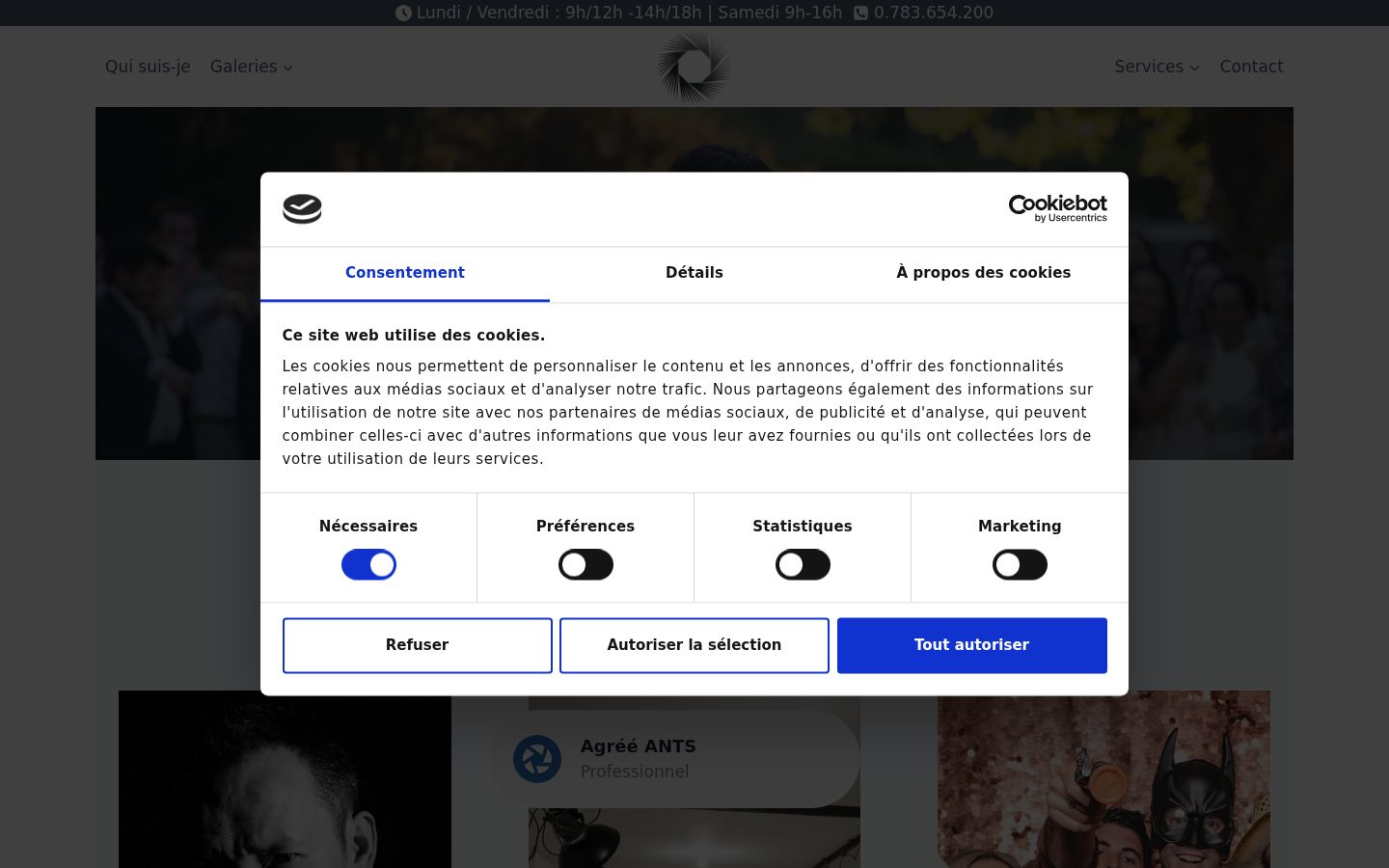Sutikimo reklamjuostės, rodytos prieš bet kokią sąveiką, ekrano kopija