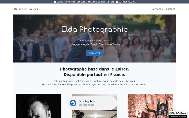 Screenshot di elda-photographie.fr