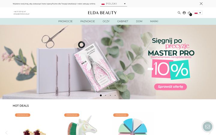 Screenshot of eldabeauty.pl