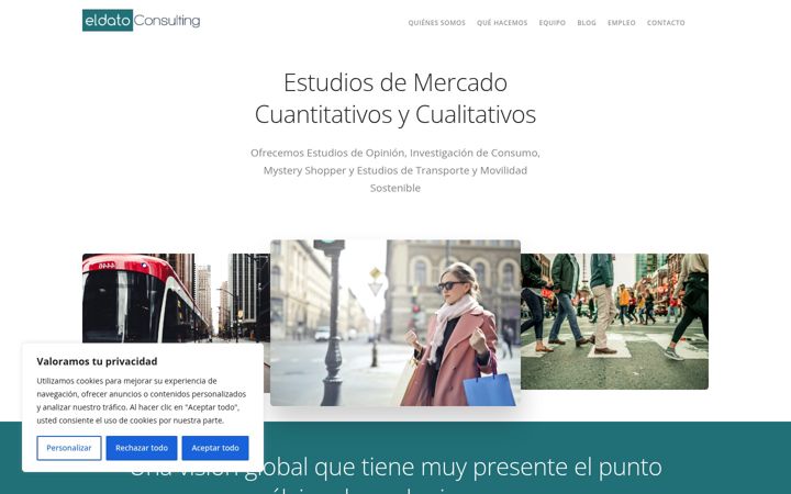 Screenshot of eldatoconsulting.com