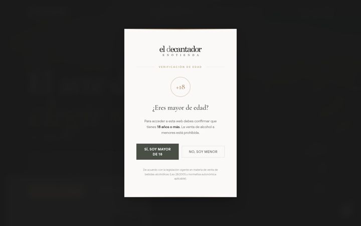 Screenshot of eldecantadorenotienda.com