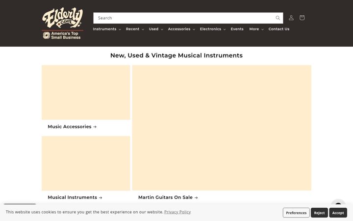 Screenshot of elderly.com