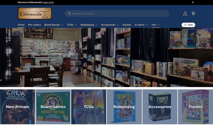 Screenshot of elderwoodscc.com