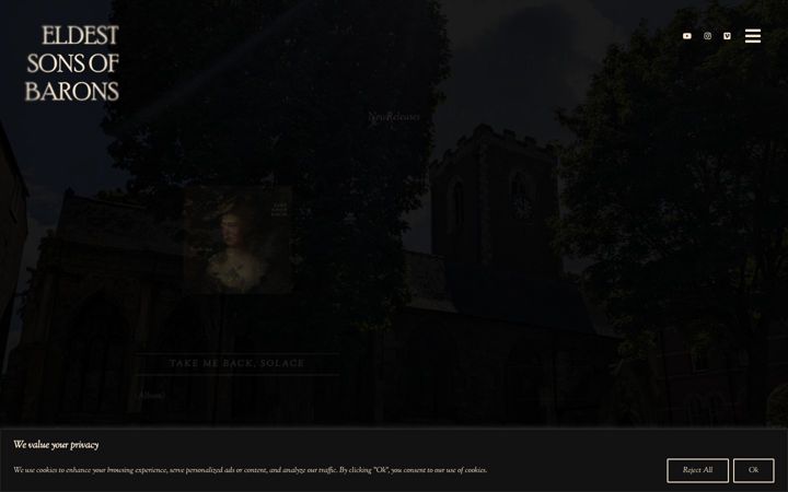 Screenshot of eldestsonsofbarons.com