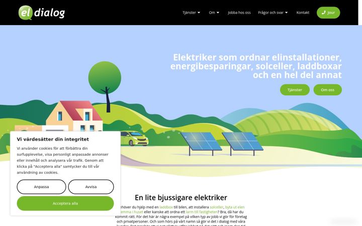 Screenshot von eldialog.se