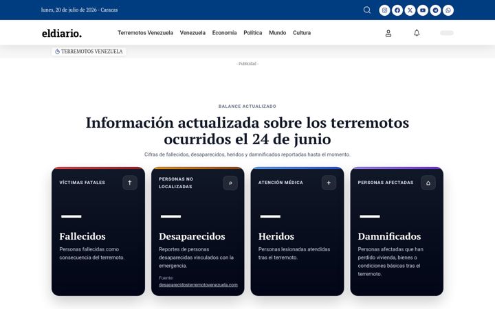 Screenshot of eldiario.com