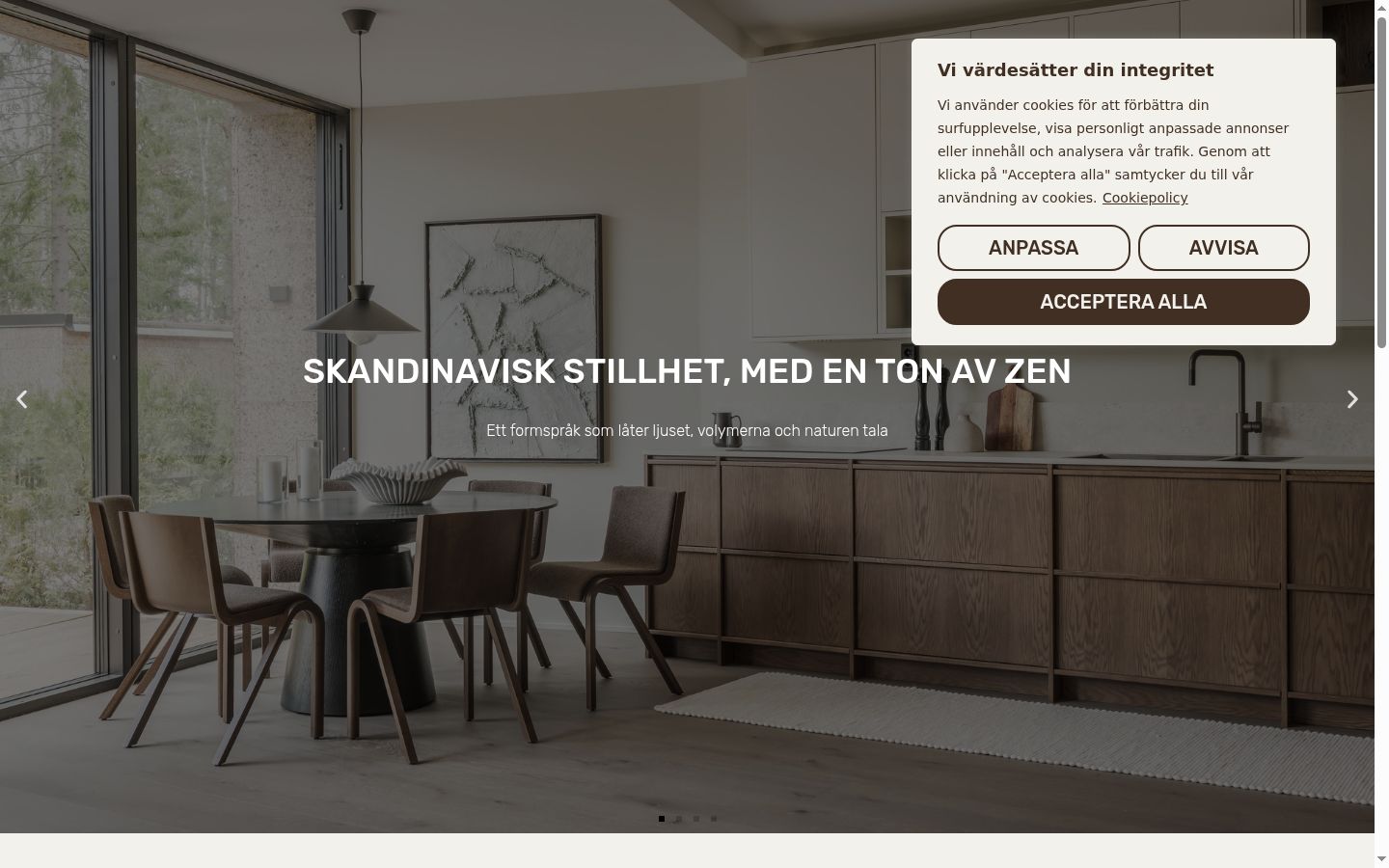 Screenshot des Einwilligungsbanners vor jeglicher Interaktion
