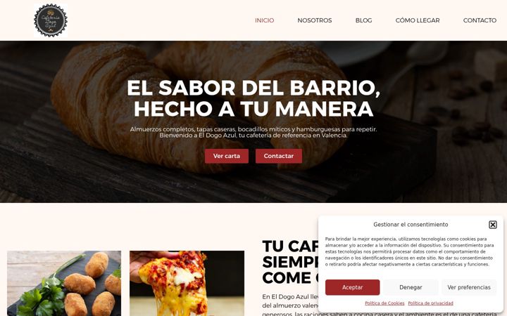 Screenshot of eldogoazul.com
