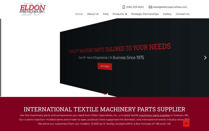 Screenshot of eldonspecialties.com