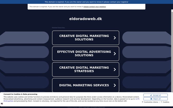 Screenshot von eldoradoweb.dk
