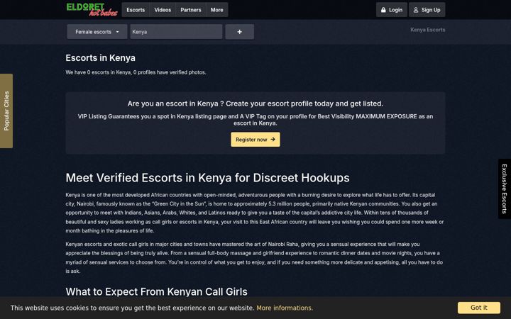 Screenshot of eldorethotbabes.com