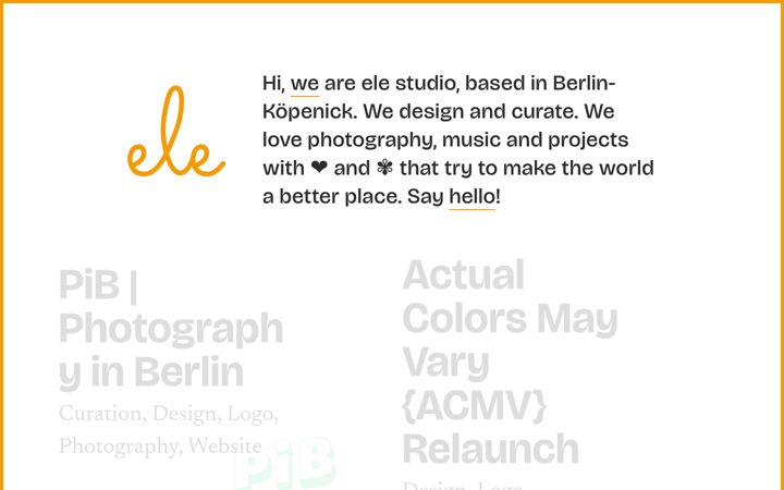 Screenshot di ele-studio.de