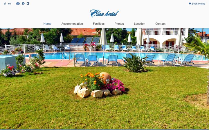 Zrzut ekranu eleahotel.gr