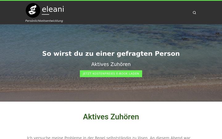 Screenshot of eleani.com