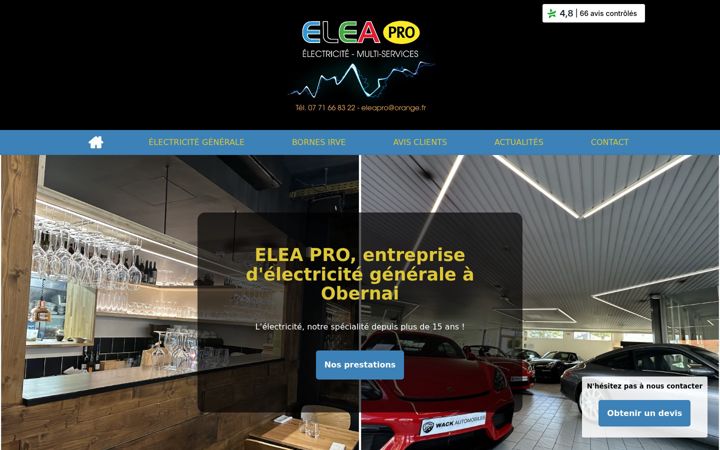 Zrzut ekranu eleapro.fr