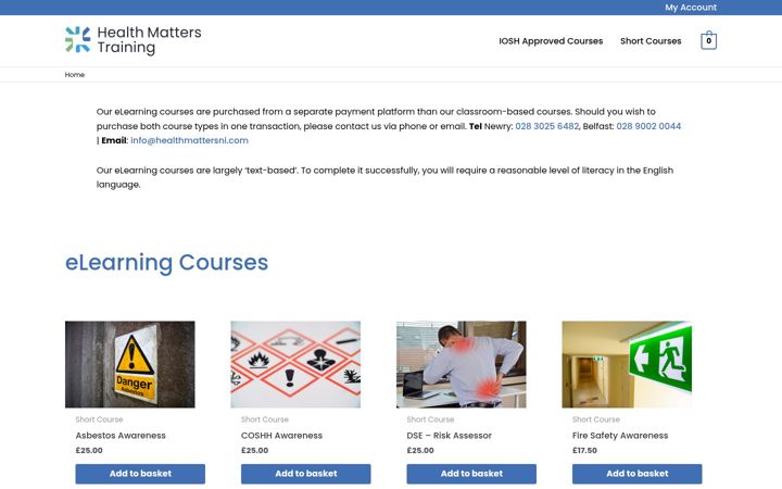 Screenshot of elearning-portal.com