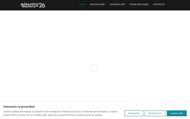 Captura de pantalla de elearningexperience.es
