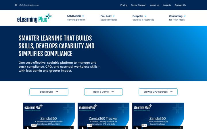 Zrzut ekranu elearningplus.co.uk