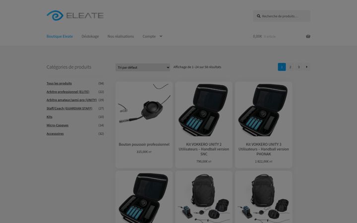 Screenshot of eleate.com