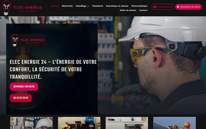 Zrzut ekranu elec-energie24.fr