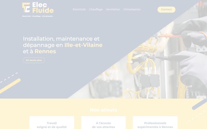 Zrzut ekranu elec-fluide.fr