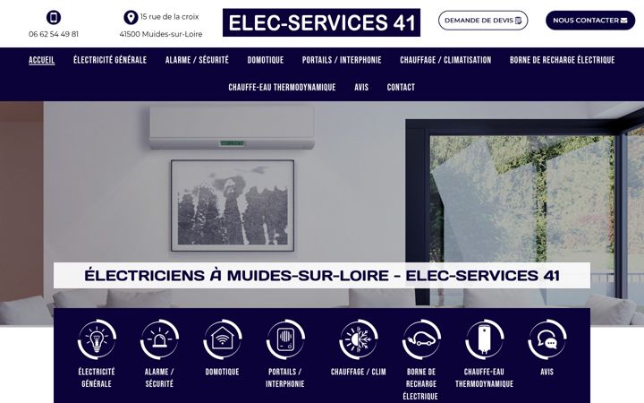 Zrzut ekranu elec-services-41.fr