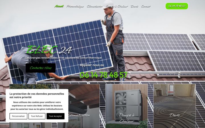 Snímek obrazovky elec24-perigueux.fr