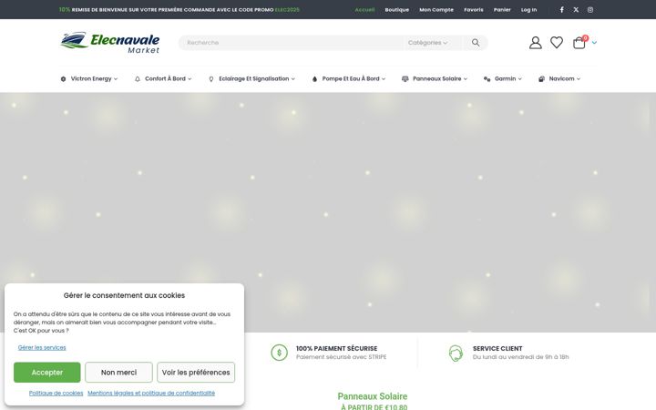 Screenshot of elecnavale.com