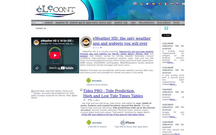 Screenshot of elecont.net