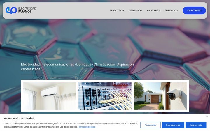 Screenshot of elecparamos.com