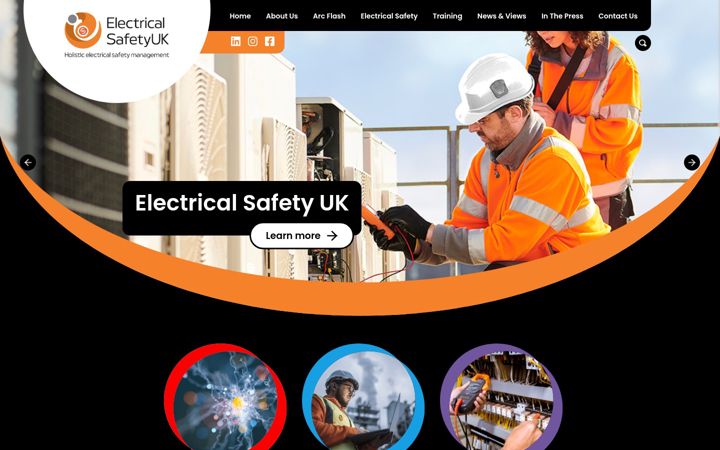 Zrzut ekranu elecsafety.co.uk