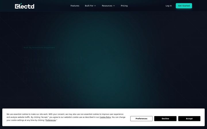 Screenshot of electd.io