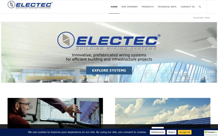 Screenshot of electeconline.com