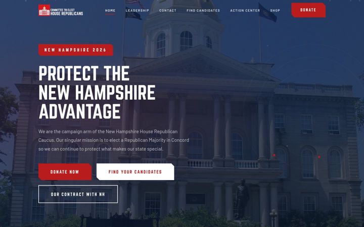 Screenshot of electhouserepublicans.com