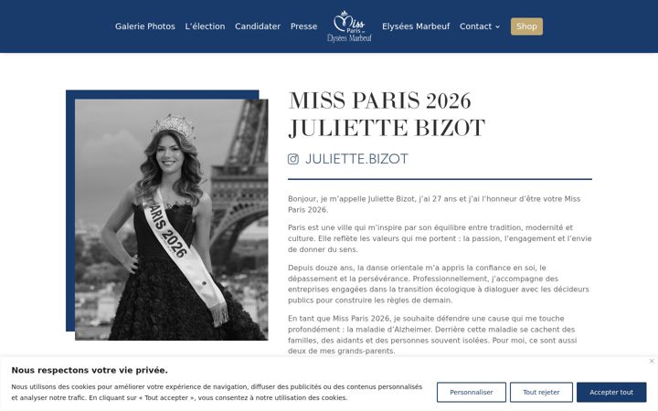 Captură de ecran a election-missparis.fr