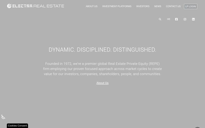 Screenshot of electra-re.com